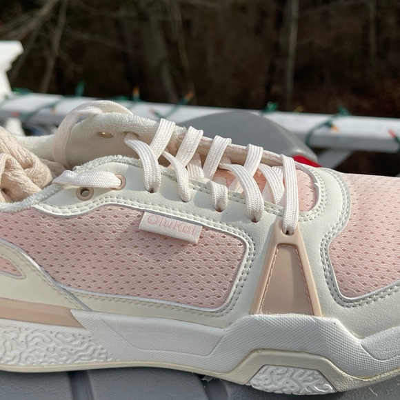 NWT Light Pink Sneakers with Textured Upper and Grippy Sole - Picture 1 of 7